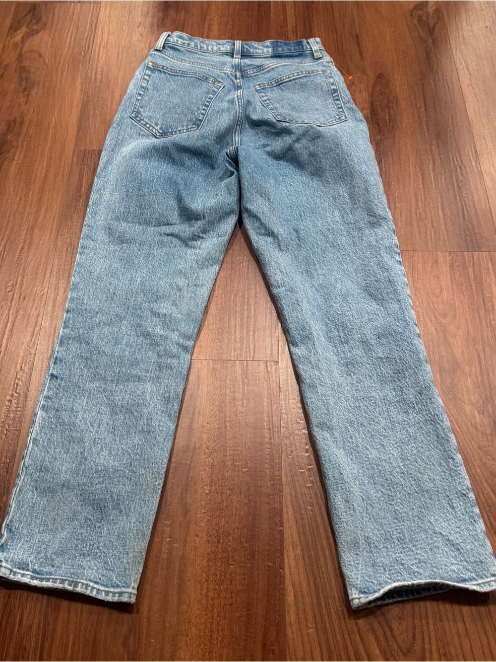 Abercrombie & Fitch Curve Love Ultra HighRise 90s Straight Jeans Light Womens 27 - Picture 4 of 8